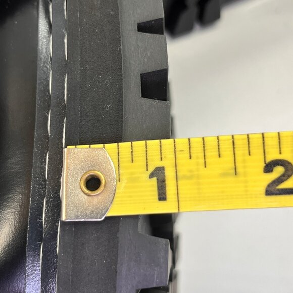 Proenza Schouler Brushed Calf Chelsea Boot Size 37.5 Black Lug Sole Ankle Boots - Picture 16 of 16